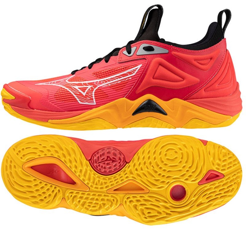 Mizuno Wave Momentum 3 M V1GA231204 volleyball shoes red Mizuno Wave Momentum 3 M V1GA231204 volleyball shoes red