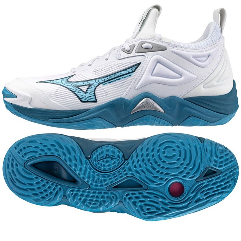 Mizuno Wave Momentum 3 M V1GA231221 volleyball shoes white Mizuno Wave Momentum 3 M V1GA231221 volleyball shoes white