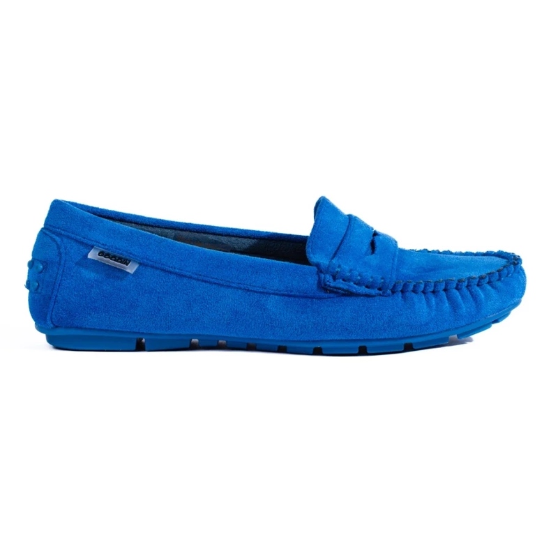 Blue suede loafers Blue suede loafers