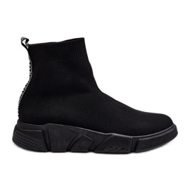 Women's Sports Shoes with Sock Black Zirila Women's Sports Shoes with Sock Black Zirila