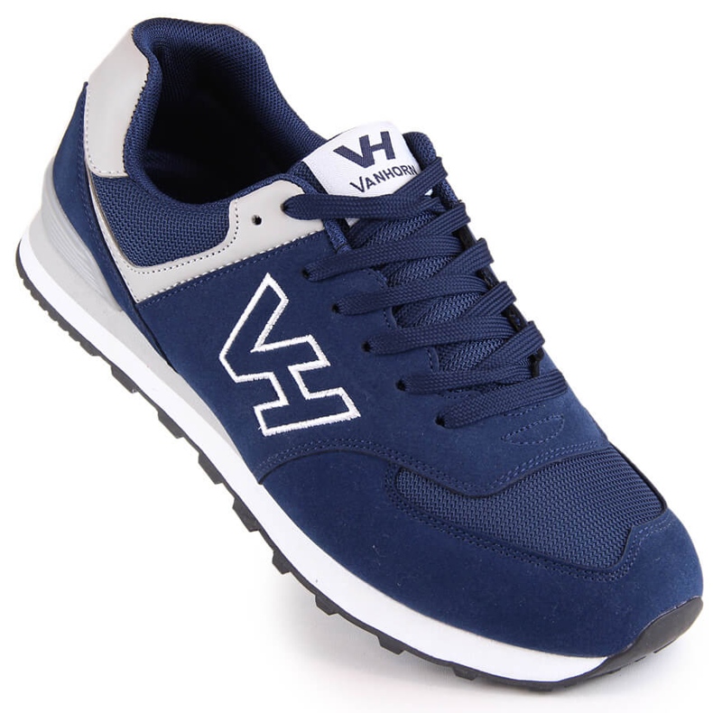 Navy blue Vanhorn IS27300 men's sports shoes Navy blue Vanhorn IS27300 men's sports shoes