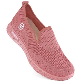 Women's sports slip-on shoes, pink, Vinceza 34602 Women's sports slip-on shoes, pink, Vinceza 34602