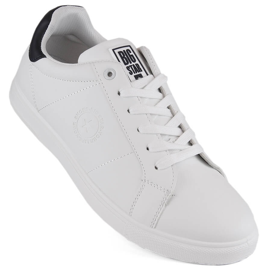 White men's sports shoes Big Star NN174282
