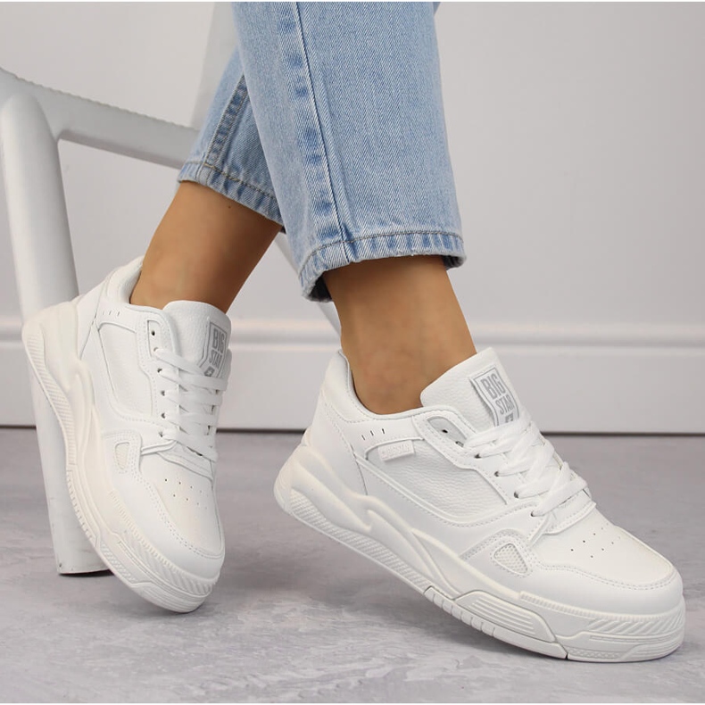White sports shoes Big Star NN274667 White sports shoes Big Star NN274667