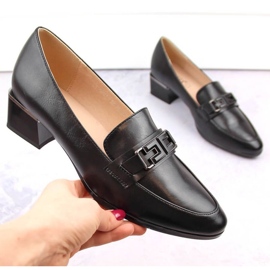 Vinceza W JAN270A low-heeled shoes, black Vinceza W JAN270A low-heeled shoes, black