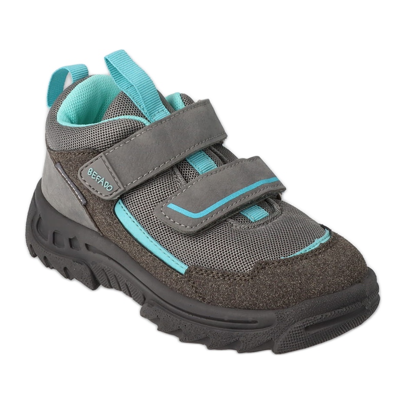 Befado children's trek waterproof sports shoes 515Y009 gray grey