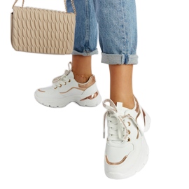 Massive white sneakers with Euclid rhinestones Massive white sneakers with Euclid rhinestones