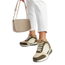 Green Chestnut wedge sneakers Green Chestnut wedge sneakers