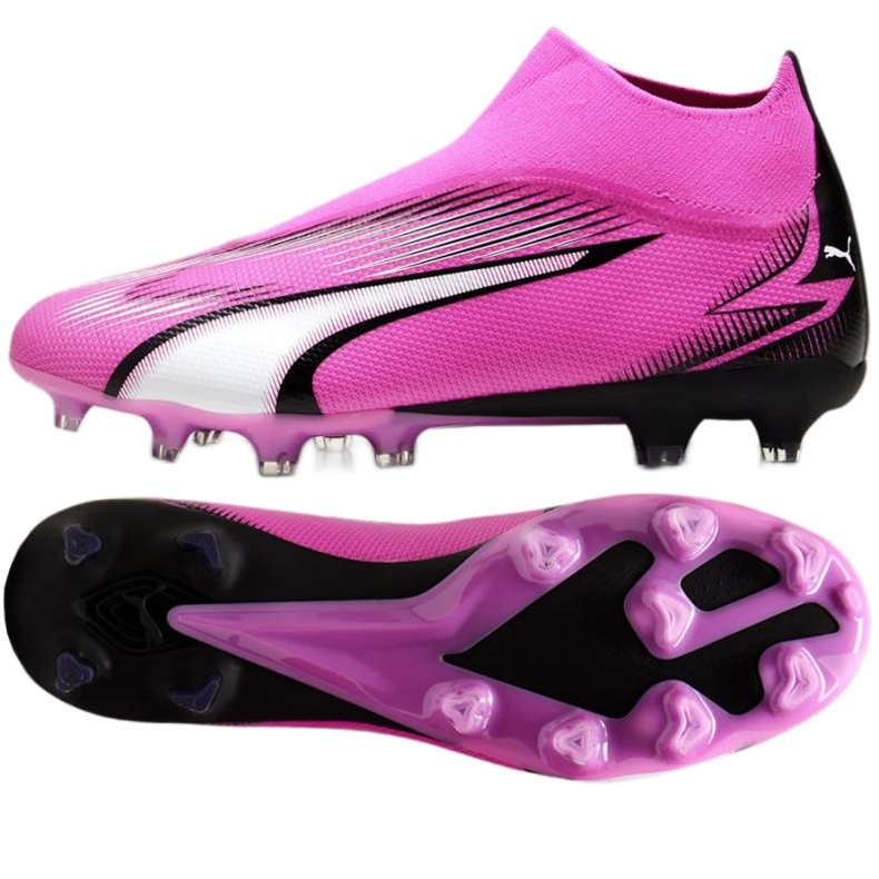 Puma Ultra Match+ Ll FG/MG M 107759 01 shoes pink Puma Ultra Match+ Ll FG/MG M 107759 01 shoes pink