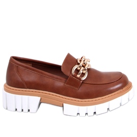 Platform loafers from Catz Camel brown