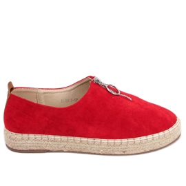 Flynn Red women's espadrilles