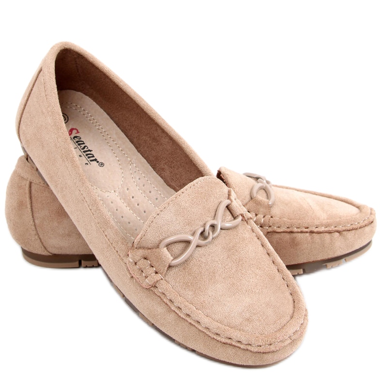Women's Saga Khaki loafers beige