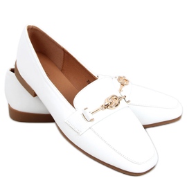 Tansy White women's loafers