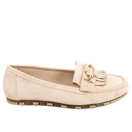 Leif Beige women's loafers