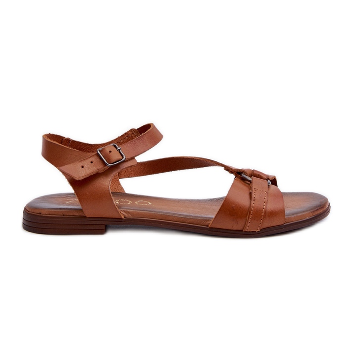 Zazoo 40182 Women's Leather Sandals, Brown