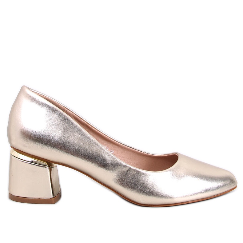 Shers Gold high heel pumps golden