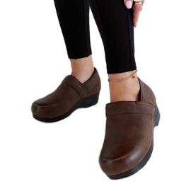 Brown Montoro platform shoes Brown Montoro platform shoes