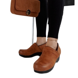 Brown Montoro platform shoes