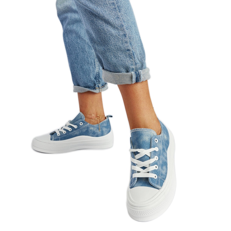 Blue Blais platform sneakers