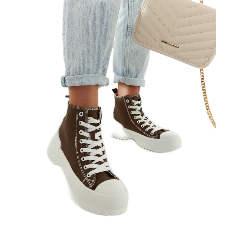 Green Ronchis high-top sneakers