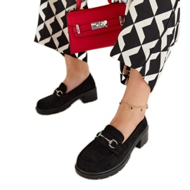 Black suede Grisel loafers