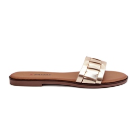 Women's Classic Gold Namrita Flat Flip-Flops golden