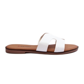 Women's Cut-Out Flip-Flops White Lumossa Women's Cut-Out Flip-Flops White Lumossa