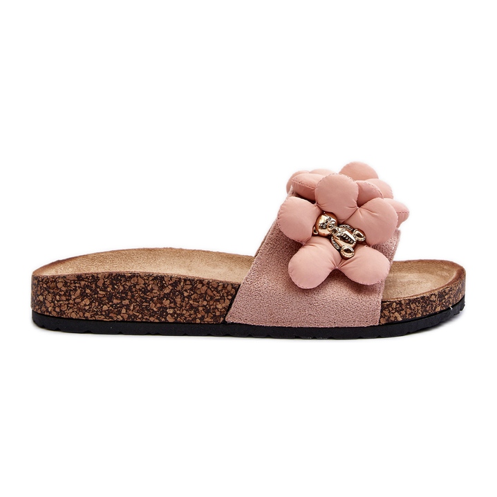 Women's Flip-Flops With Decorations, Pink Bunlia