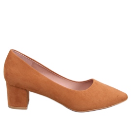 Trabersi Camel low-heeled pumps brown