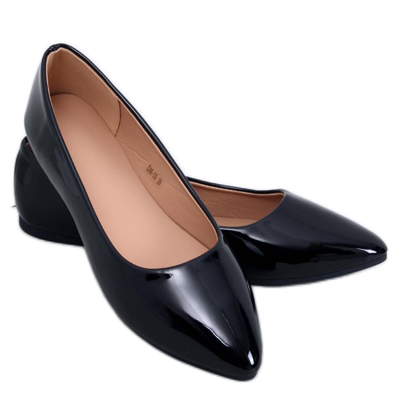 Xants Black patent ballet flats