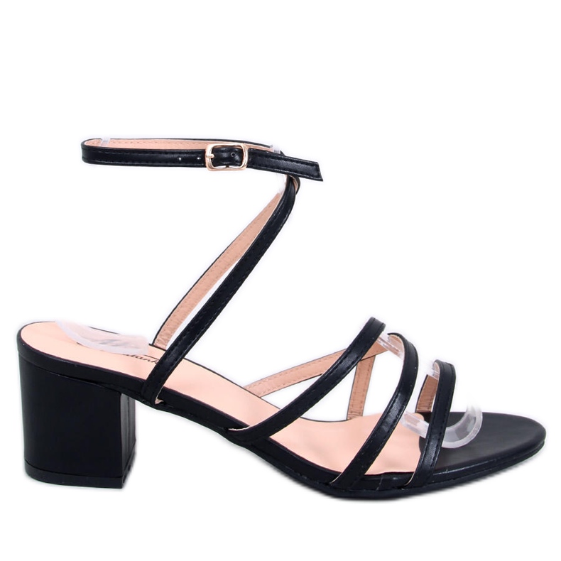 Tiden Black high-heeled sandals