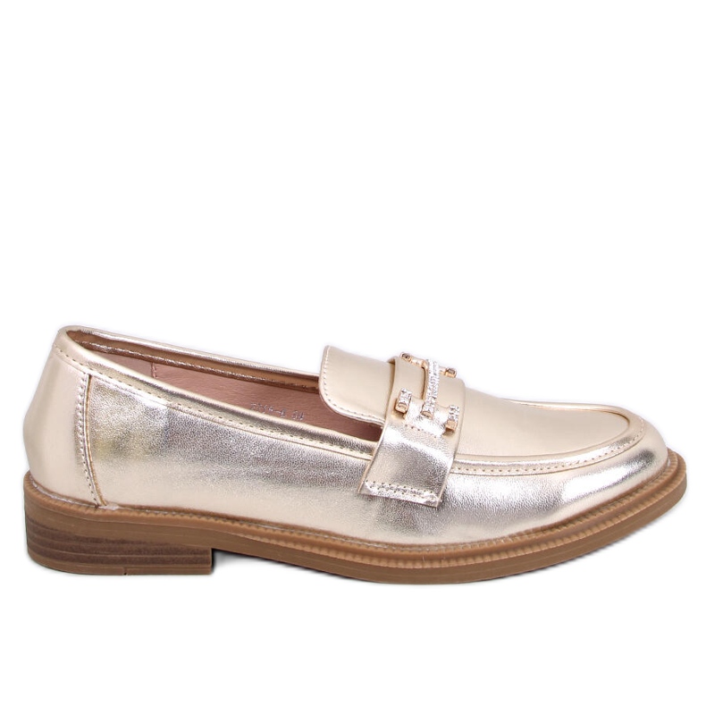 Ferdis Gold women's moccasins golden