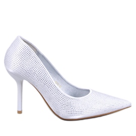 Paulis Silver women's high heels with cubic zirconia Paulis Silver women's high heels with cubic zirconia