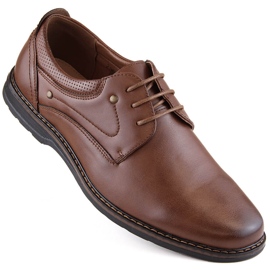 News Elegant brown men's shoes Unisoft Men's Collection 4092