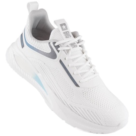 Men's white lace-up sports shoes Big Star NN174374 Men's white lace-up sports shoes Big Star NN174374