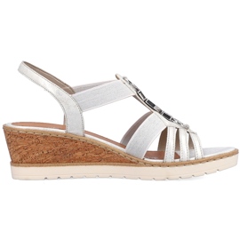 Remonte silver sandals sale
