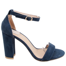 High-heeled sandals from Ariel Navy blue