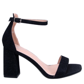 Daves Black high-heeled sandals Daves Black high-heeled sandals