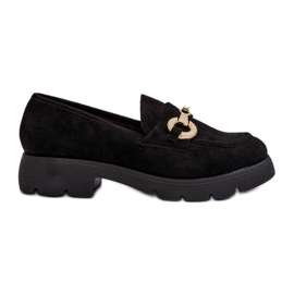 Women's Moccasins With Decoration Black Railenes Women's Moccasins With Decoration Black Railenes