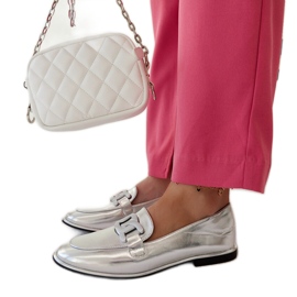 Silver classic Zana loafers