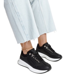 Black Taima platform sneakers