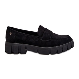 Vinceza Women's Eco Suede Loafers Black by Seravisa Vinceza Women's Eco Suede Loafers Black by Seravisa
