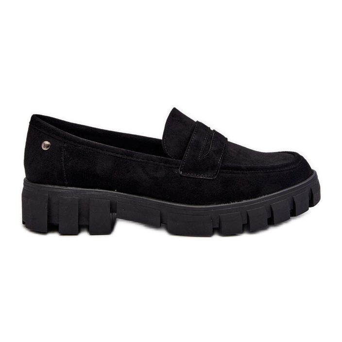 Vinceza Women's Eco Suede Loafers Black by Seravisa