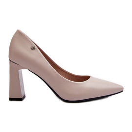 Vinceza Pumps on a high heel, Eco Leather, Gray Giseleni grey