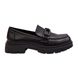 Vinceza Women's Natural Leather Moccasins Black Imbleria Vinceza Women's Natural Leather Moccasins Black Imbleria