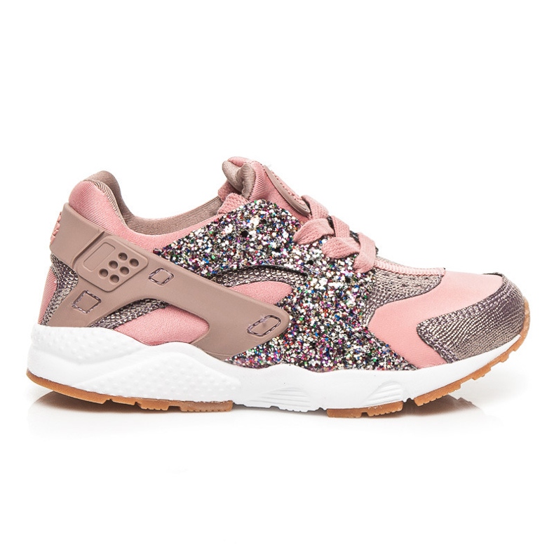 Kylie Pink sneakers with glitter