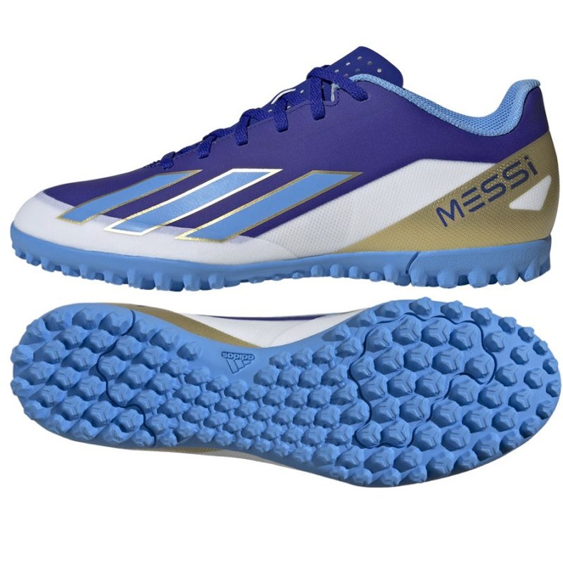 Adidas X Crazyfast Club Messi Tf ID0726 shoes blue Adidas X Crazyfast Club Messi Tf ID0726 shoes blue