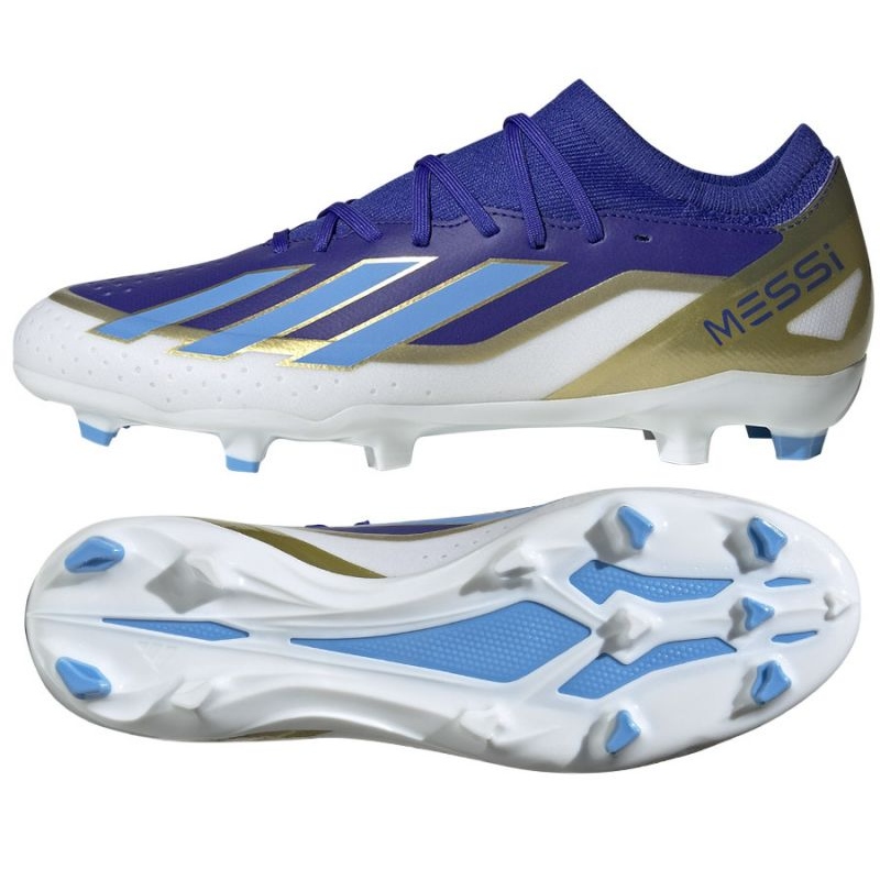 Adidas X Crazyfast League Messi Fg ID0712 shoes blue KeeShoes