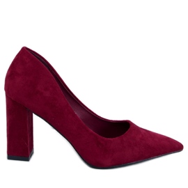 Verizon Wine stiletto pumps red Verizon Wine stiletto pumps red