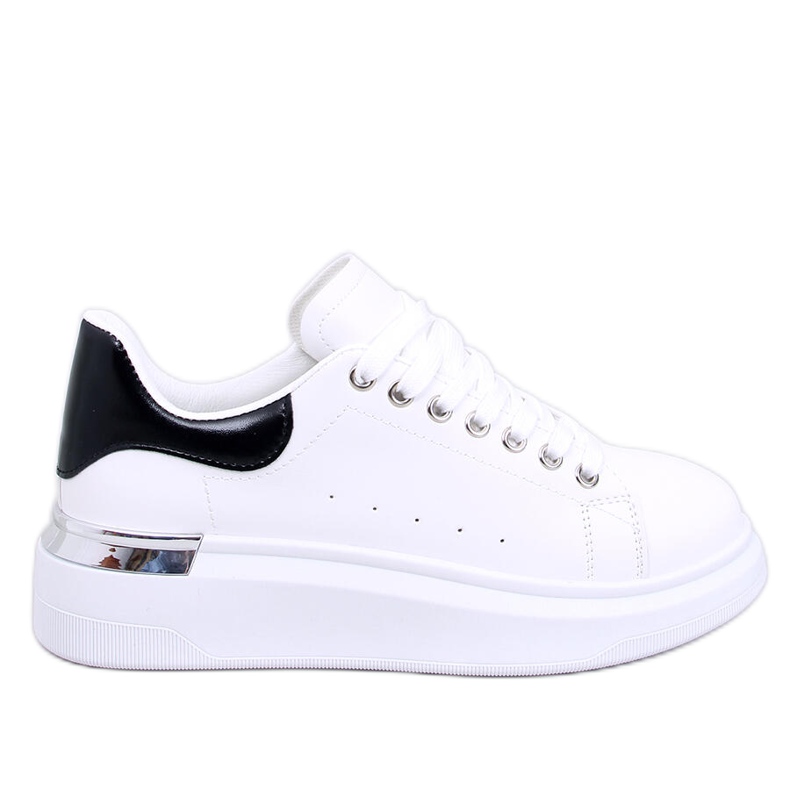 Raclei Black women's sneakers white